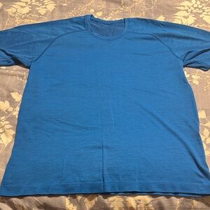 lululemon athletica Vibrant Blue Short Sleeve Tee